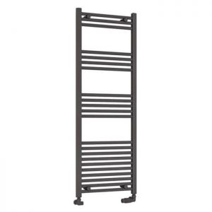 Eastbrook Wendover 1400 x 500 Straight Matt Anthracite Towel Rail