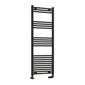 Eastbrook Wendover 1400 x 500 Straight Matt Black Towel Rail