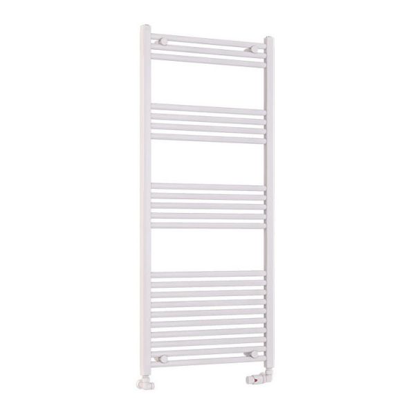 Eastbrook Wendover 1400 x 600 Straight Gloss White Towel Rail