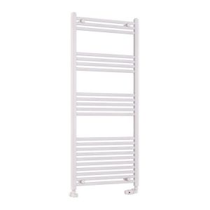 Eastbrook Wendover 1400 x 600 Straight Gloss White Towel Rail