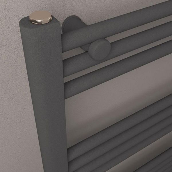 Eastbrook Wendover 1600 x 300 Straight Matt Anthracite Towel Rail #3