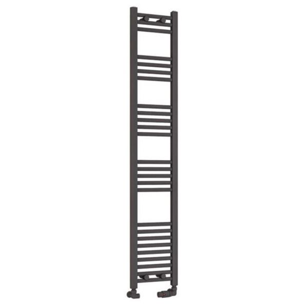 Eastbrook Wendover 1600 x 300 Straight Matt Anthracite Towel Rail