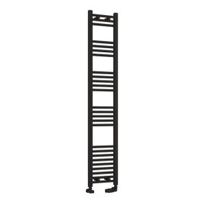 Eastbrook Wendover 1600 x 300 Straight Matt Black Towel Rail
