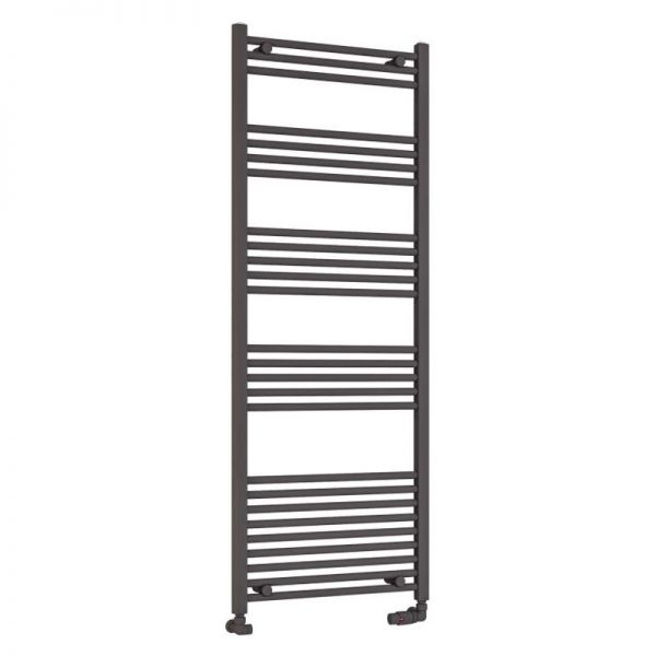 Eastbrook Wendover 1600 x 600 Straight Matt Anthracite Towel Rail