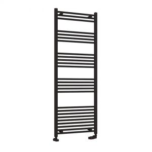 Eastbrook Wendover 1600 x 600 Straight Matt Black Towel Rail