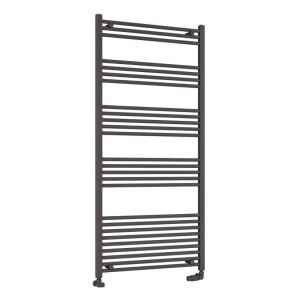 Eastbrook Wendover 1600 x 750 Straight Matt Anthracite Towel Rail