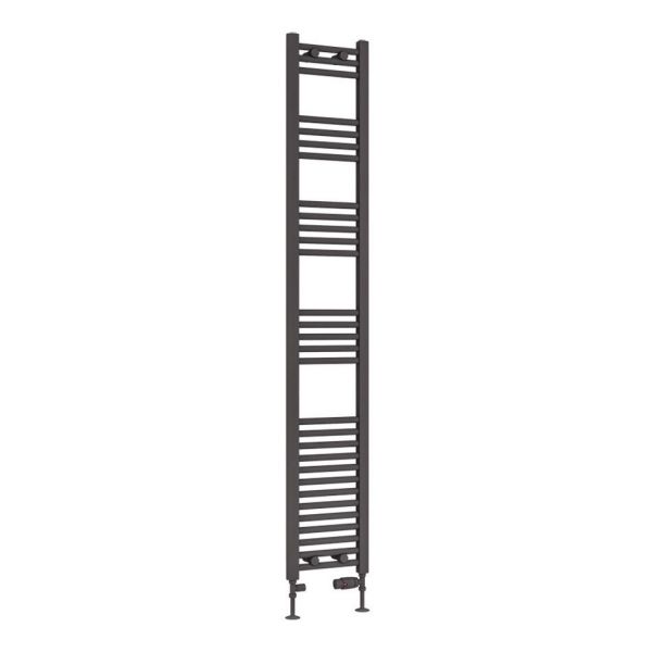 Eastbrook Wendover 1800 x 300 Straight Matt Anthracite Towel Rail