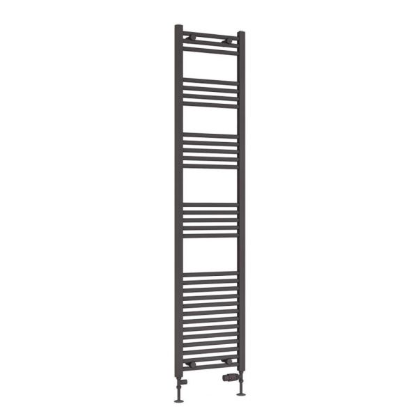 Eastbrook Wendover 1800 x 400 Straight Matt Anthracite Towel Rail