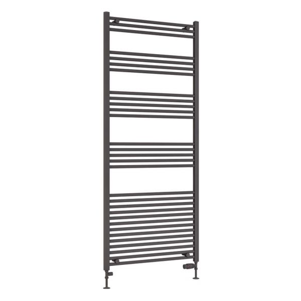 Eastbrook Wendover 1800 x 750 Straight Matt Anthracite Towel Rail