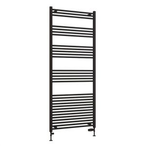 Eastbrook Wendover 1800 x 750 Straight Matt Black Towel Rail