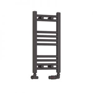 Eastbrook Wendover 600 x 300 Straight Matt Anthracite Towel Rail