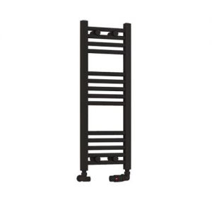 Eastbrook Wendover 800 x 300 Straight Matt Black Towel Rail