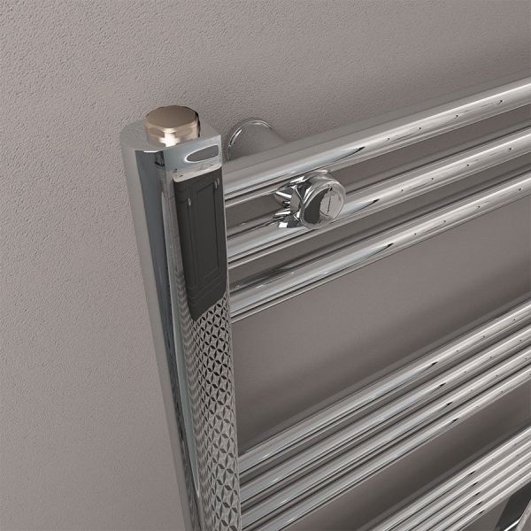 Eastbrook Wendover 1400 x 400 Straight Chrome Towel Rail #3
