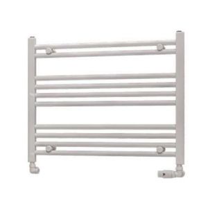 Eastbrook Westward 600 x 800 Horizontal Straight Gloss White Towel Rail