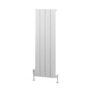 Eastbrook Withington 1200 x 375 Matt White Aluminium Designer Radiator