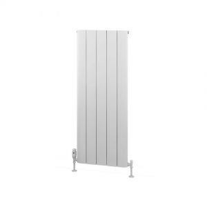 Eastbrook Withington 1200 x 470 Matt White Aluminium Designer Radiator