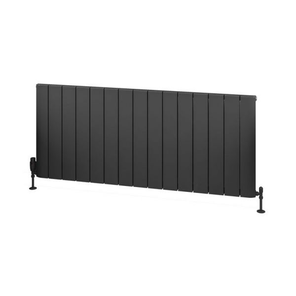 Eastbrook Withington 600 x 1420 Matt Anthracite Aluminium Designer Radiator
