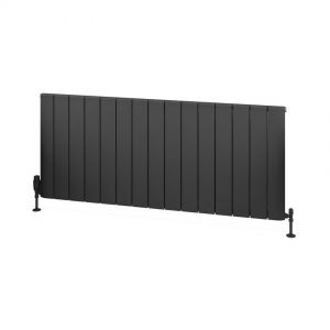 Eastbrook Withington 600 x 1420 Matt Anthracite Aluminium Designer Radiator