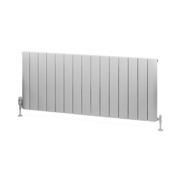 Eastbrook Withington 600 x 1420 Matt White Aluminium Designer Radiator