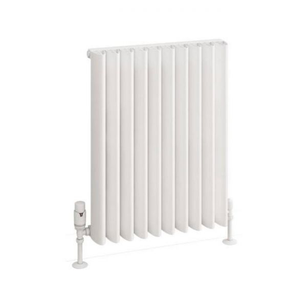 Eastbrook Witney 600 x 470 Matt White Aluminium Designer Radiator