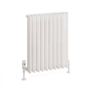 Eastbrook Witney 600 x 470 Matt White Aluminium Designer Radiator
