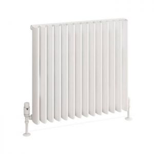 Eastbrook Witney 600 x 660 Matt White Aluminium Designer Radiator