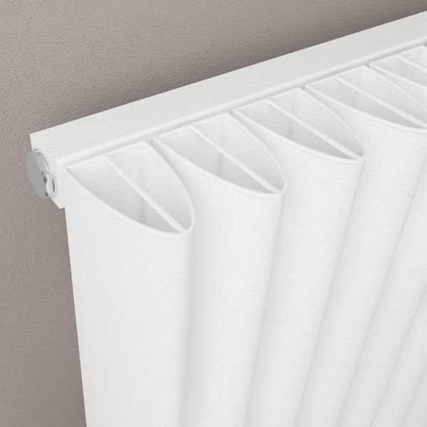 Eastbrook Witney 600 x 470 Matt White Aluminium Designer Radiator #3
