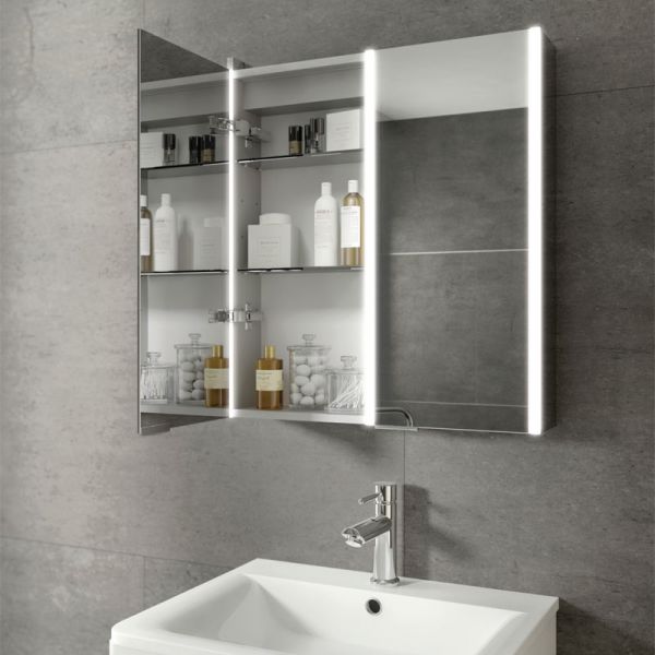 hib. Xenon 60 LED Double Door Bathroom Cabinet #2