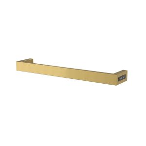 JTP Zen Brushed Brass 115 x 600 Designer Electric Towel Rail