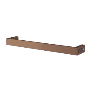 JTP Zen Brushed Bronze 115 x 600 Designer Electric Towel Rail