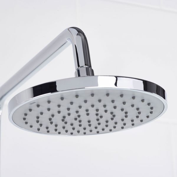 Bristan Zing2 Chrome Adjustable Thermostatic Rigid Riser Diverter Bar Shower Kit #5