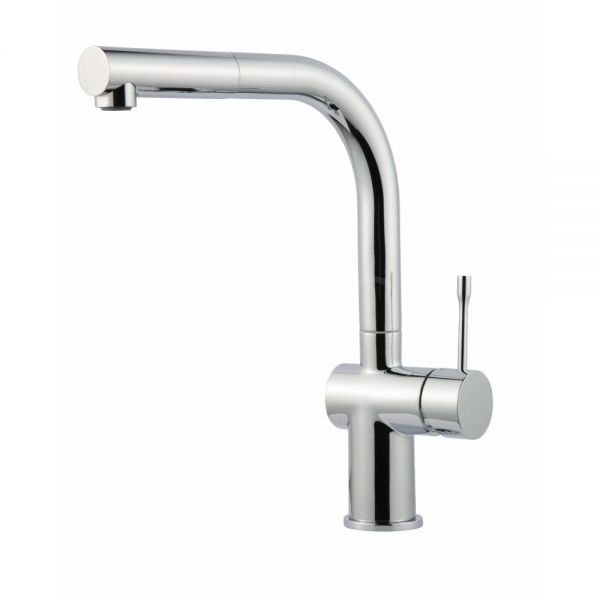 Clearwater Zodiac L Single Lever Chrome Monobloc Kitchen Sink Mixer Tap