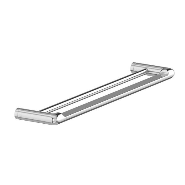 Vado Zoo Chrome Double Towel Rail 600mm