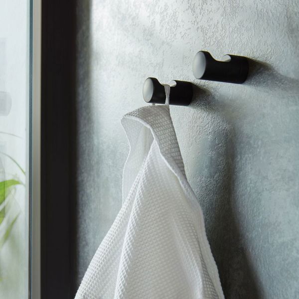Vado Zoo Matt Black Robe Hook #2