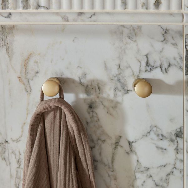 Vado Zoo Satin Brass Robe Hook #2