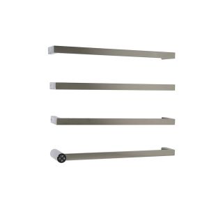JTP Zyon Chrome 486 x 600 Designer Electric Towel Rail