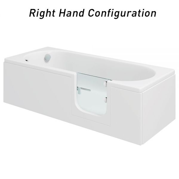 Mantaleda Abalone 1700 Walk In Shower Bath #2