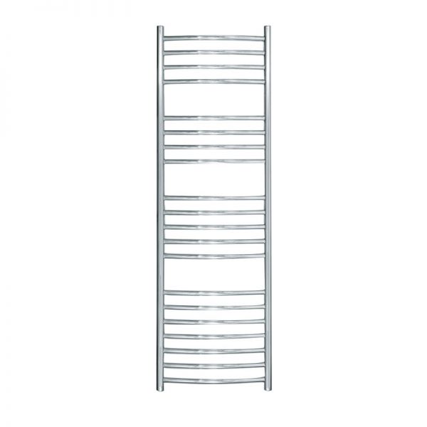 JIS Sussex Adur 1250mm x 400mm ELECTRIC Stainless Steel Curved Towel Rail