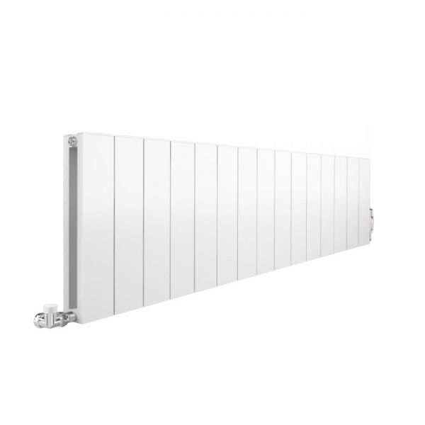 Apollo Magenta Flat Horizontal Aluminium White Gloss Designer Radiator 600 x 795mm