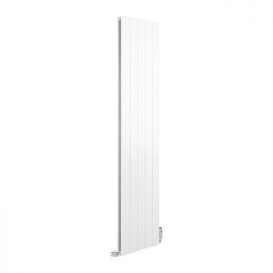 Apollo Magenta Flat Vertical Aluminium White Gloss Designer Radiator 1800 x 475mm