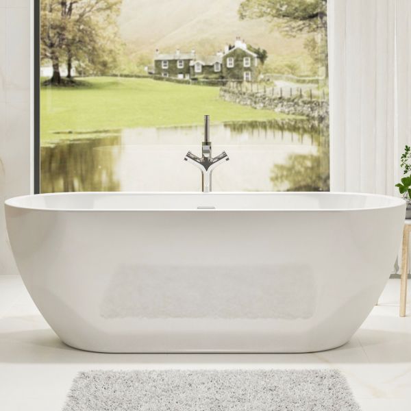 Charlotte Edwards Belgravia White 1500 Freestanding Bath