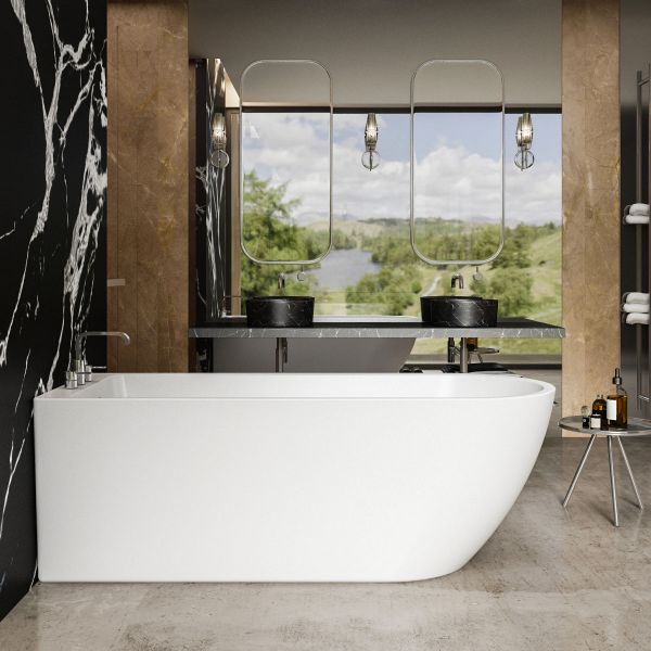 Charlotte Edwards Belgravia Gloss White 1700 Single Ended Bath #2