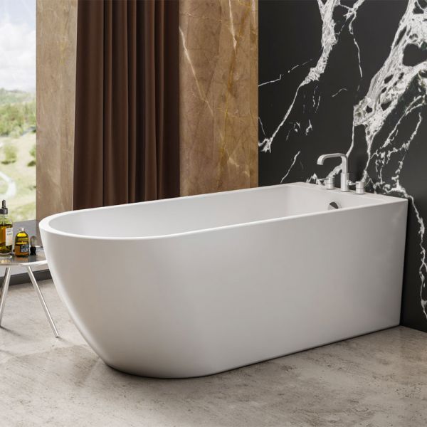 Charlotte Edwards Belgravia Gloss White 1700 Single Ended Bath #3