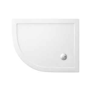 Britton Zamori 1000 x 800 Left Hand Offset Quadrant Shower Tray Z1199