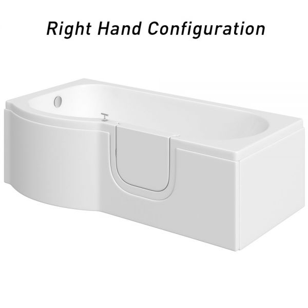 Mantaleda Calypso 1700 Walk In Shower Bath #2