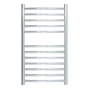 JIS Sussex Camber 700mm x 400mm Stainless Steel Curved Towel Rail