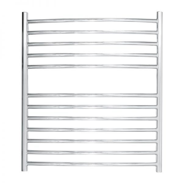 JIS Sussex Camber 700mm x 620mm Stainless Steel Curved Towel Rail