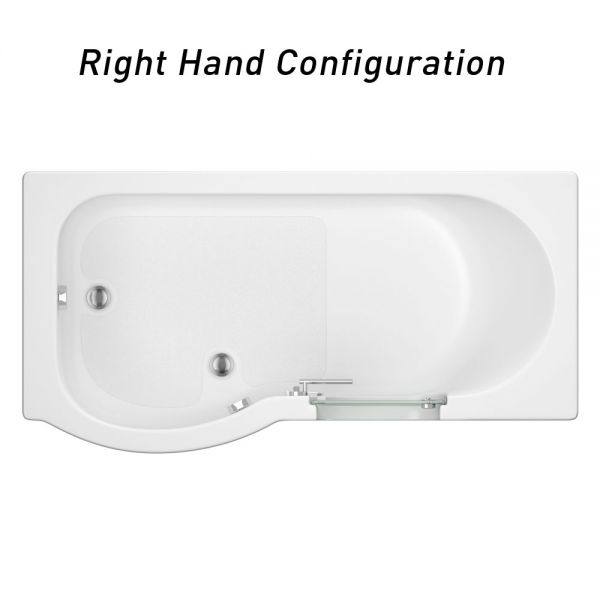 Mantaleda Carnelian 1700 Walk In Shower Bath #4