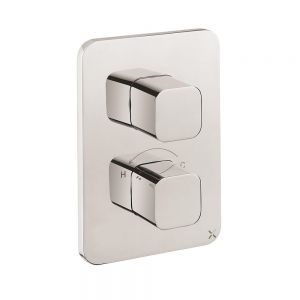 Crosswater Atoll Crossbox Chrome Single Outlet Thermostatic Shower Valve