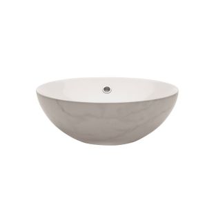 Crosswater Castellon Carrara Marble White PLUS Countertop Basin